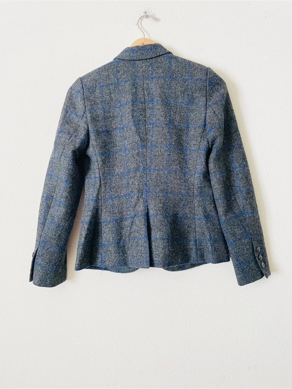 Boden Kids SIZE 6R British Tweed blazer jacket in grey
